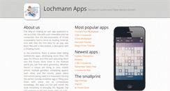 Desktop Screenshot of lochmann-apps.de